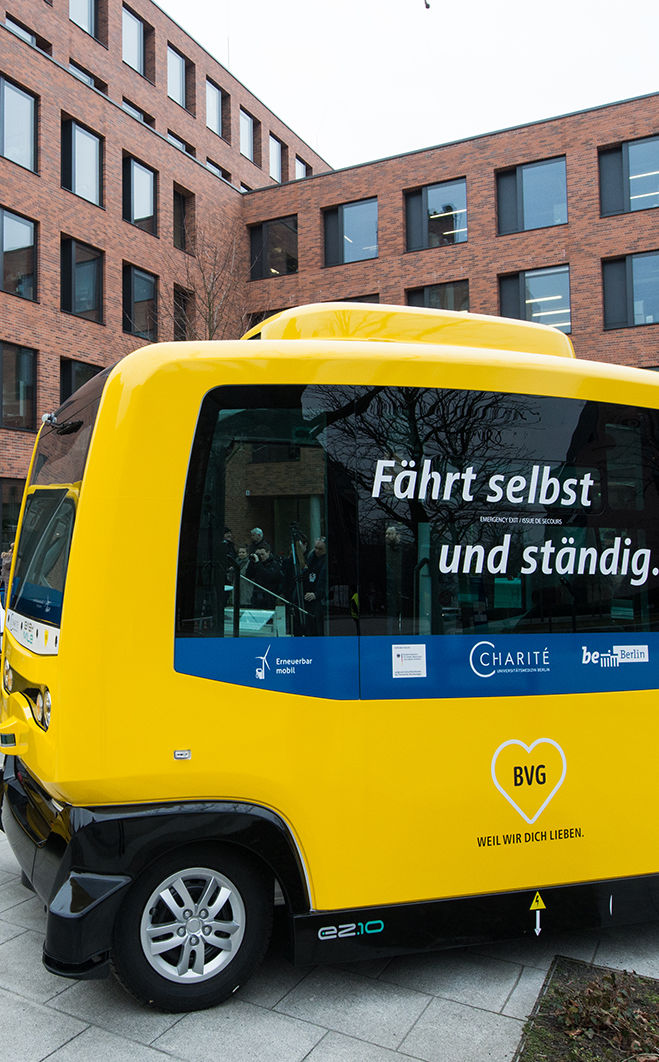 Ein kleiner E-Bus von BVG